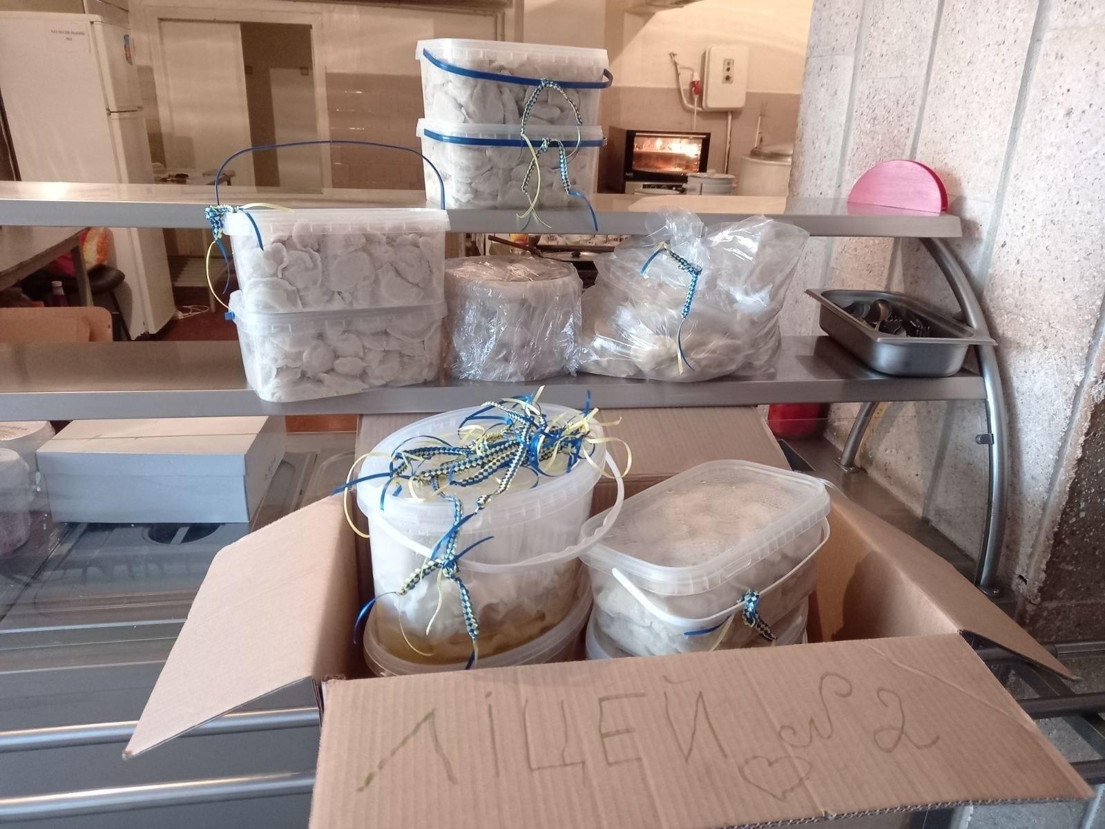 Igor helped gather food for soldiers and war refugees - Personal Archive