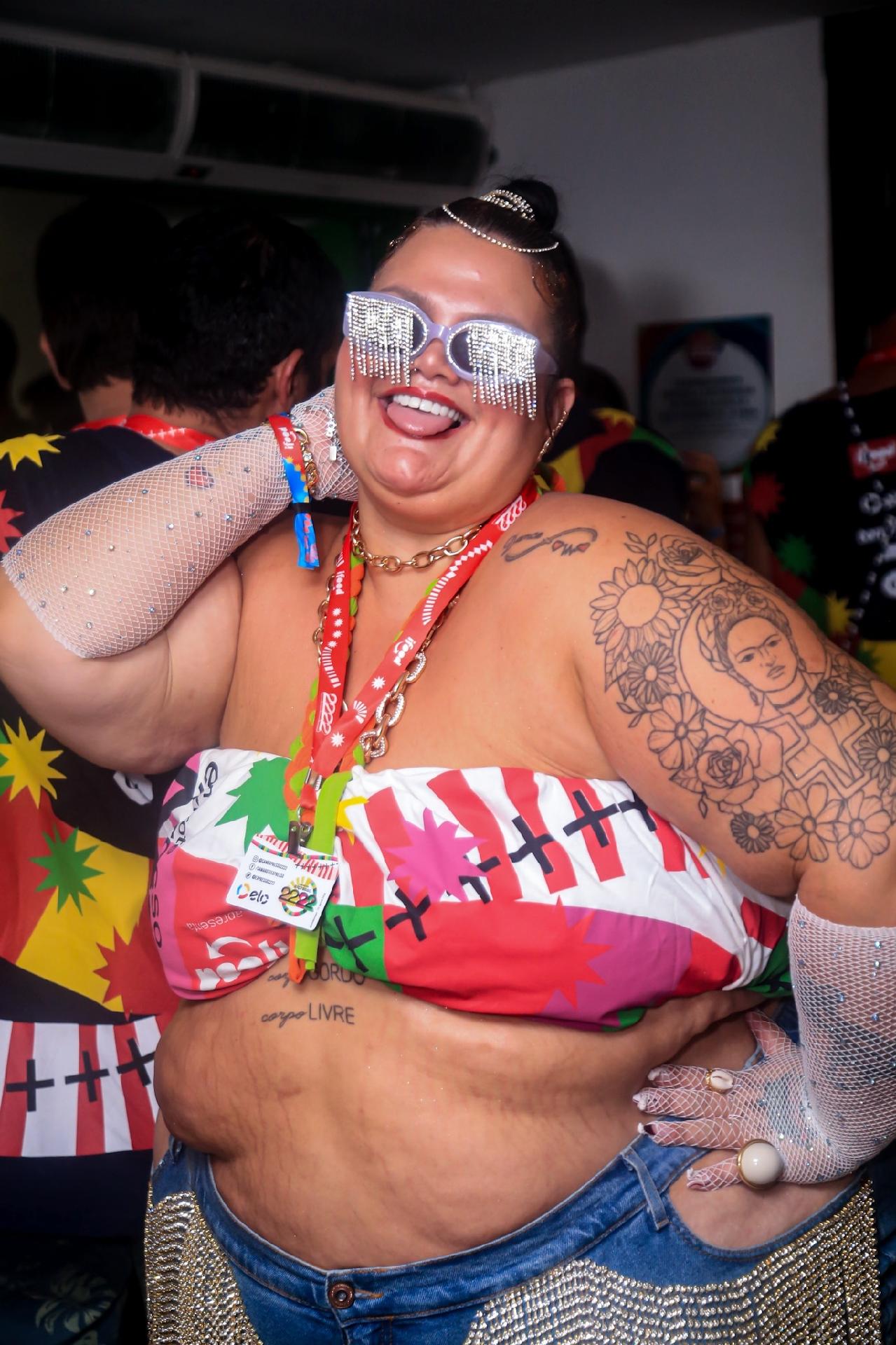 Thaís Karla curte carnaval em camarote Expresso 222 em Salvador - Pereira/AGNEWS 