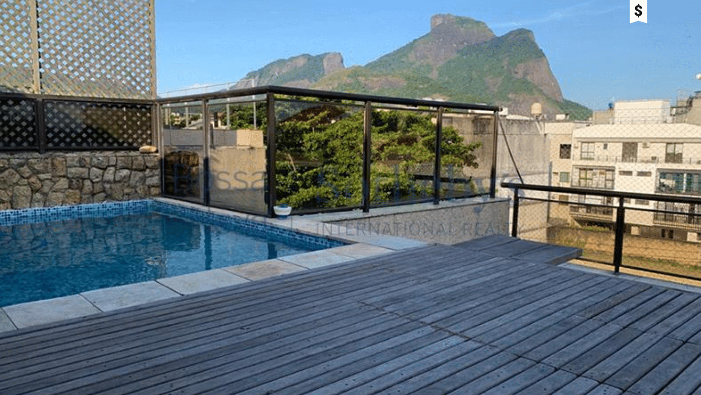 Cobertura duplex de Joanna na Barra da Tijuca - Reprodução/Bossa Nova Imóveis