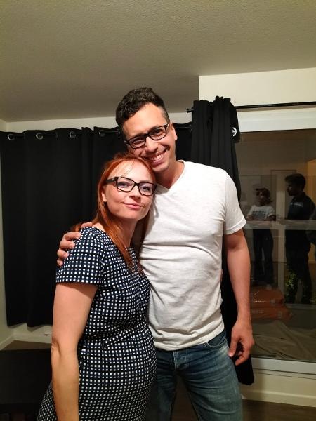 Igor and pregnant Galia - Personal archive - Personal archive