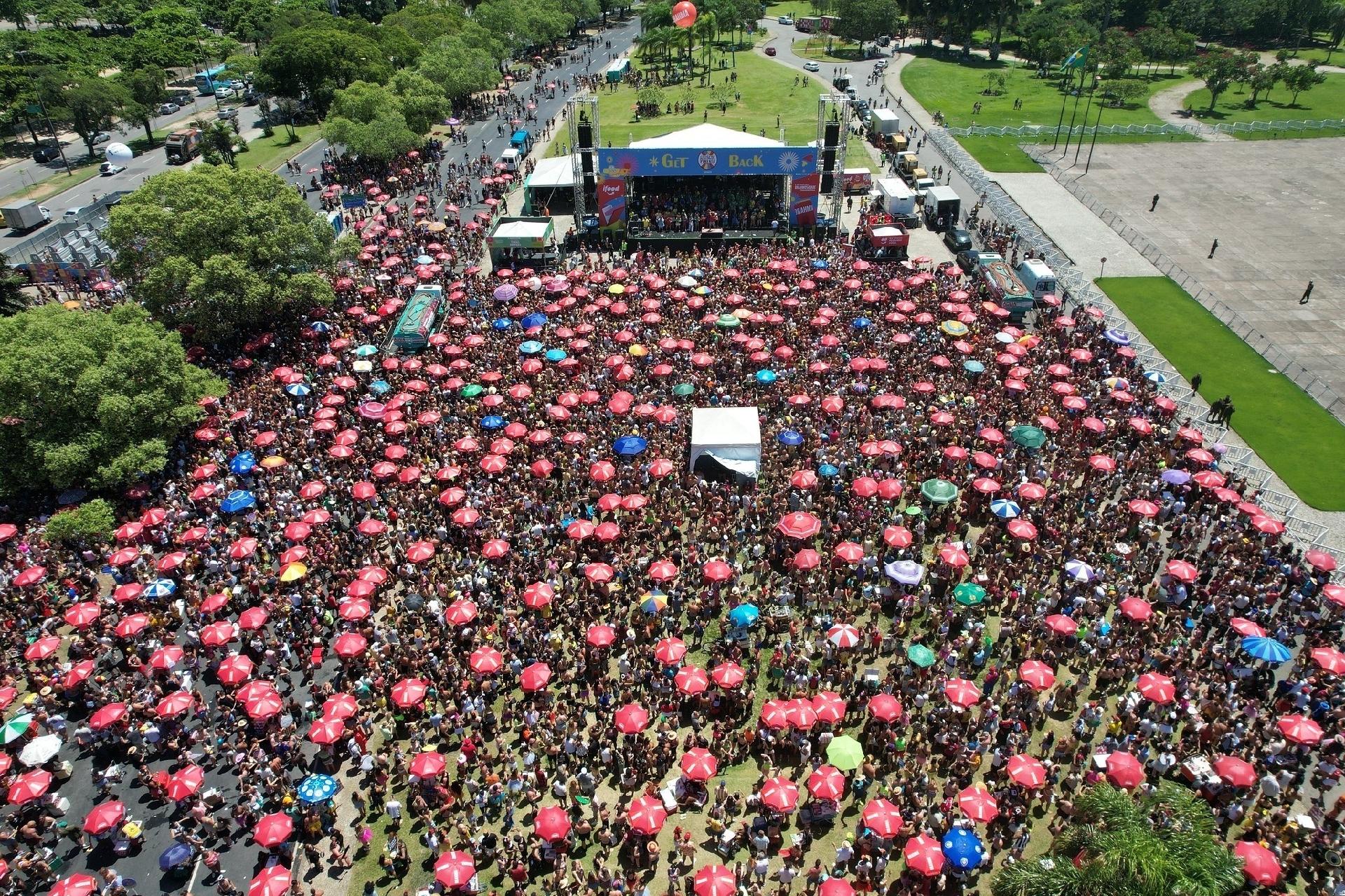 Bloco Sargento Pimenta visto de cima - Wagner Meier/Flickr/Riotur