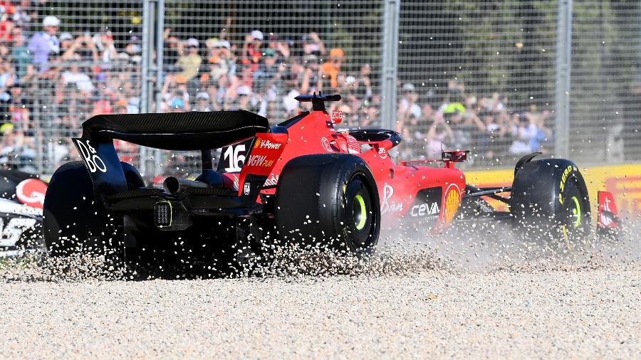  Charles Leclerc, Ferrari, durante o Grande Prêmio da Austrália - Quinn Rooney/Getty Images