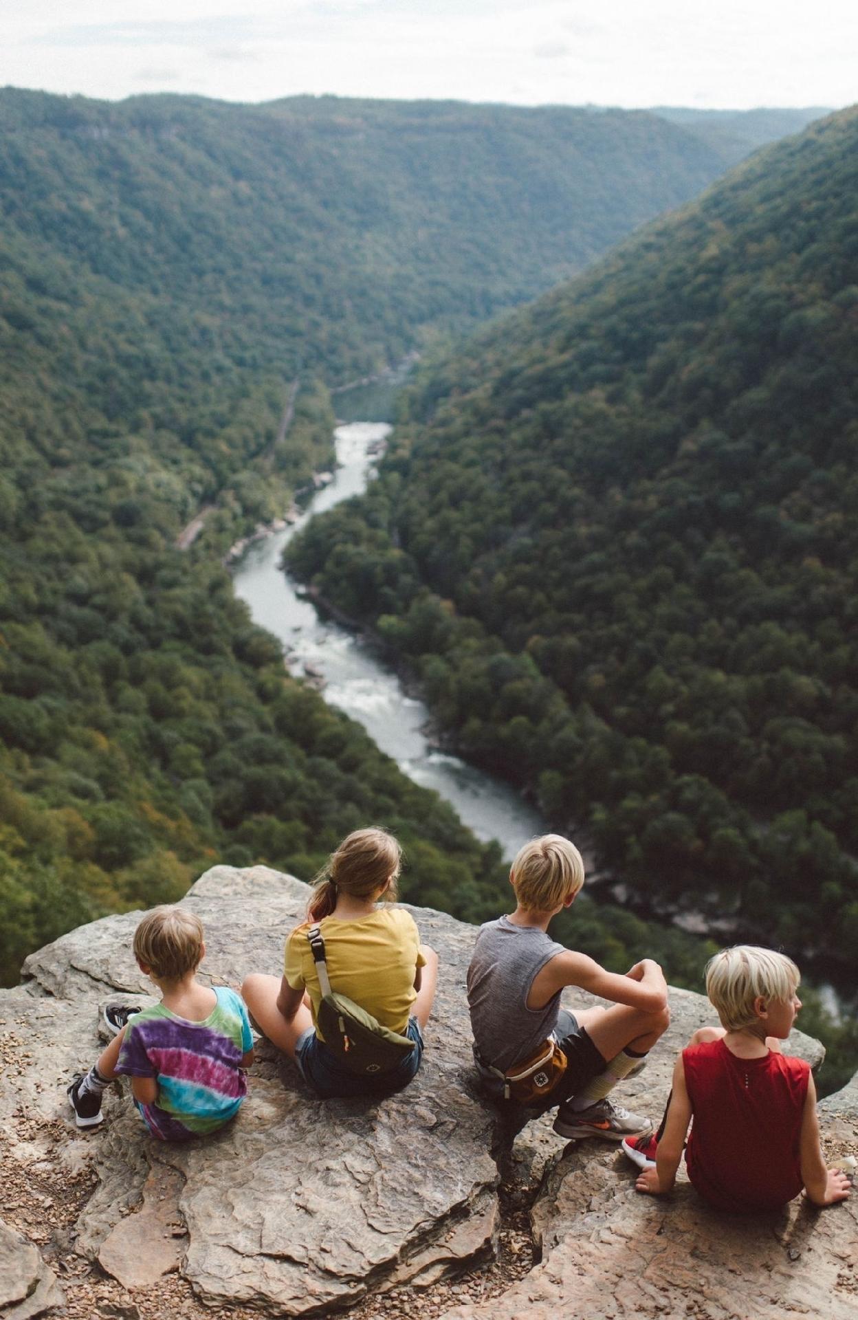 Disfrutando del paisaje del Parque Nacional New River Gorge - Archivo personal