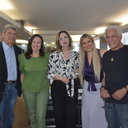 Anesio Fassina, Silvia Neubern, Rosana Beni, Adriana Ribeiro e Jorge Brandão