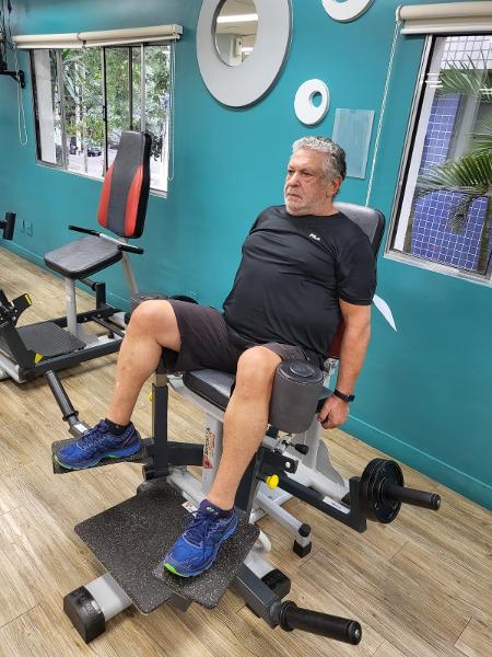 Ademir Andrade, exercício após os 40 anos - Arquivo pessoal - Arquivo pessoal