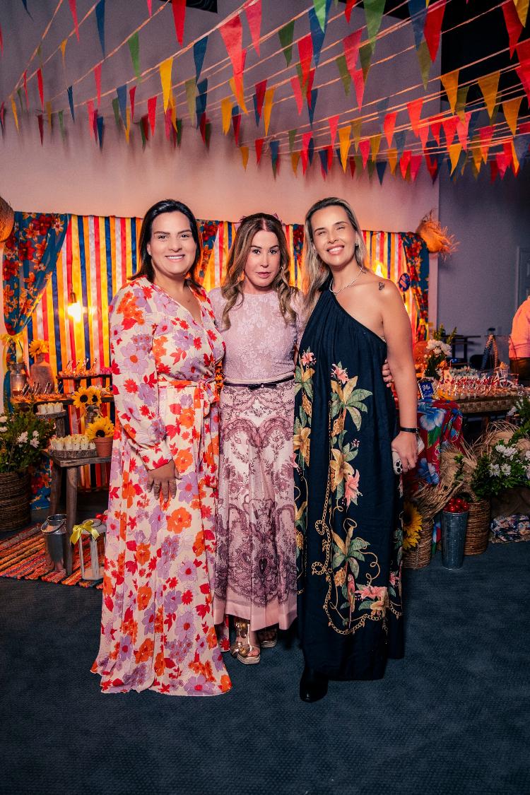Gisa Brito, Zilu Camargo e Priscilla Penteado