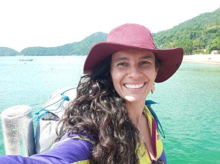 Daiana Antonio da Silva em Ilha Grande - Arquivo pessoal - Arquivo pessoal