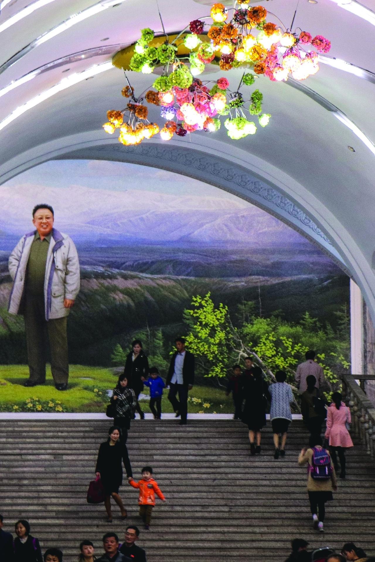Metro de Pyongyang - Arquivo pessoal