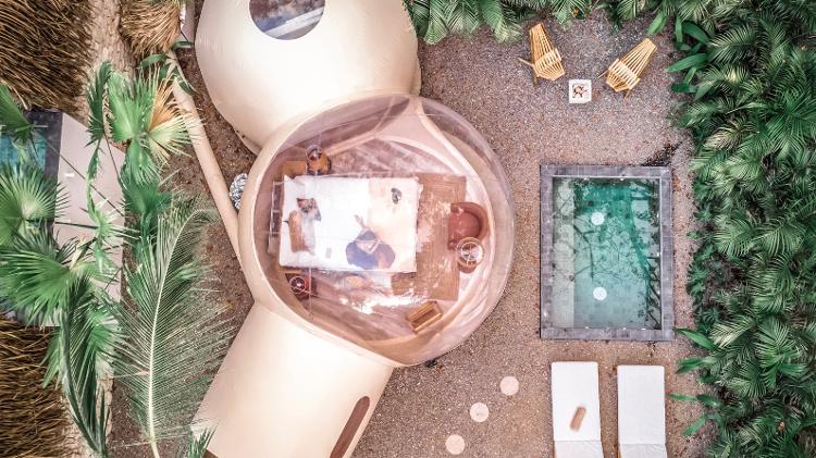 The Bubble Experience Lodge, em Nosara - Divulgação - Divulgação