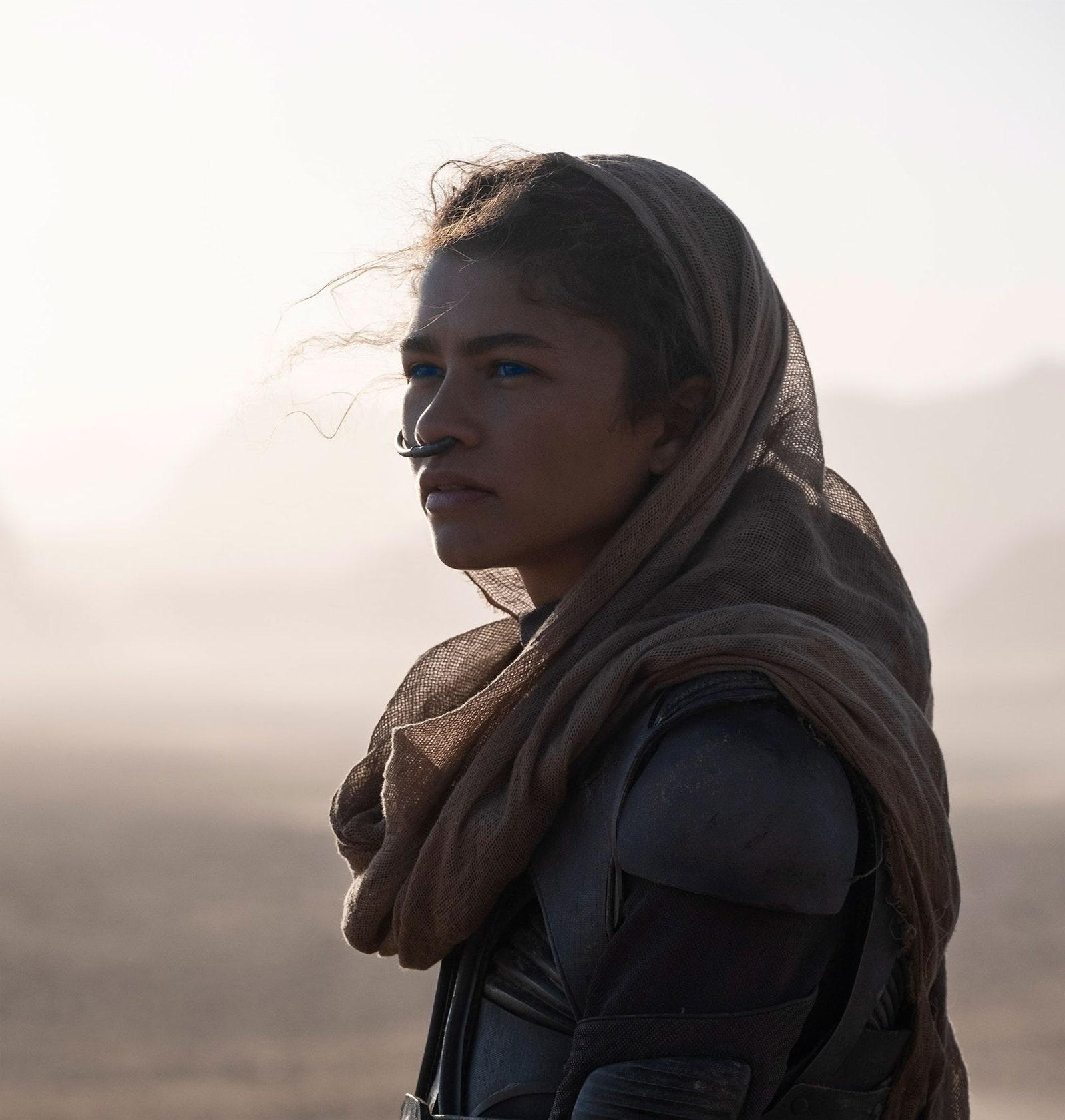 Zendaya como Chani em 'Duna' - Divulgação/Vanity Fair