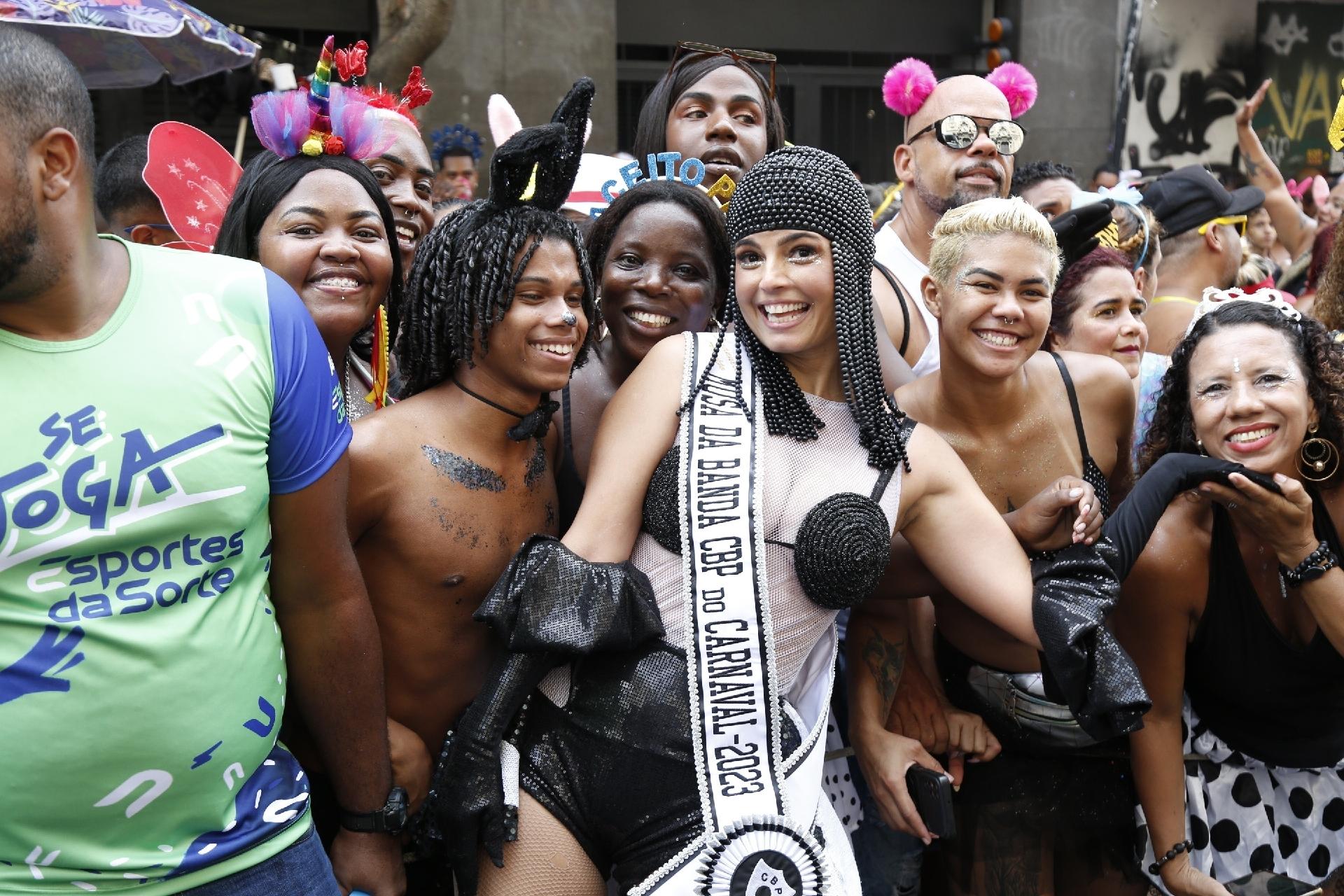 Emanuelle Araújo no Cordão da Bola Preta no Rio de Janeiro - Paulo Tauil/AgNews