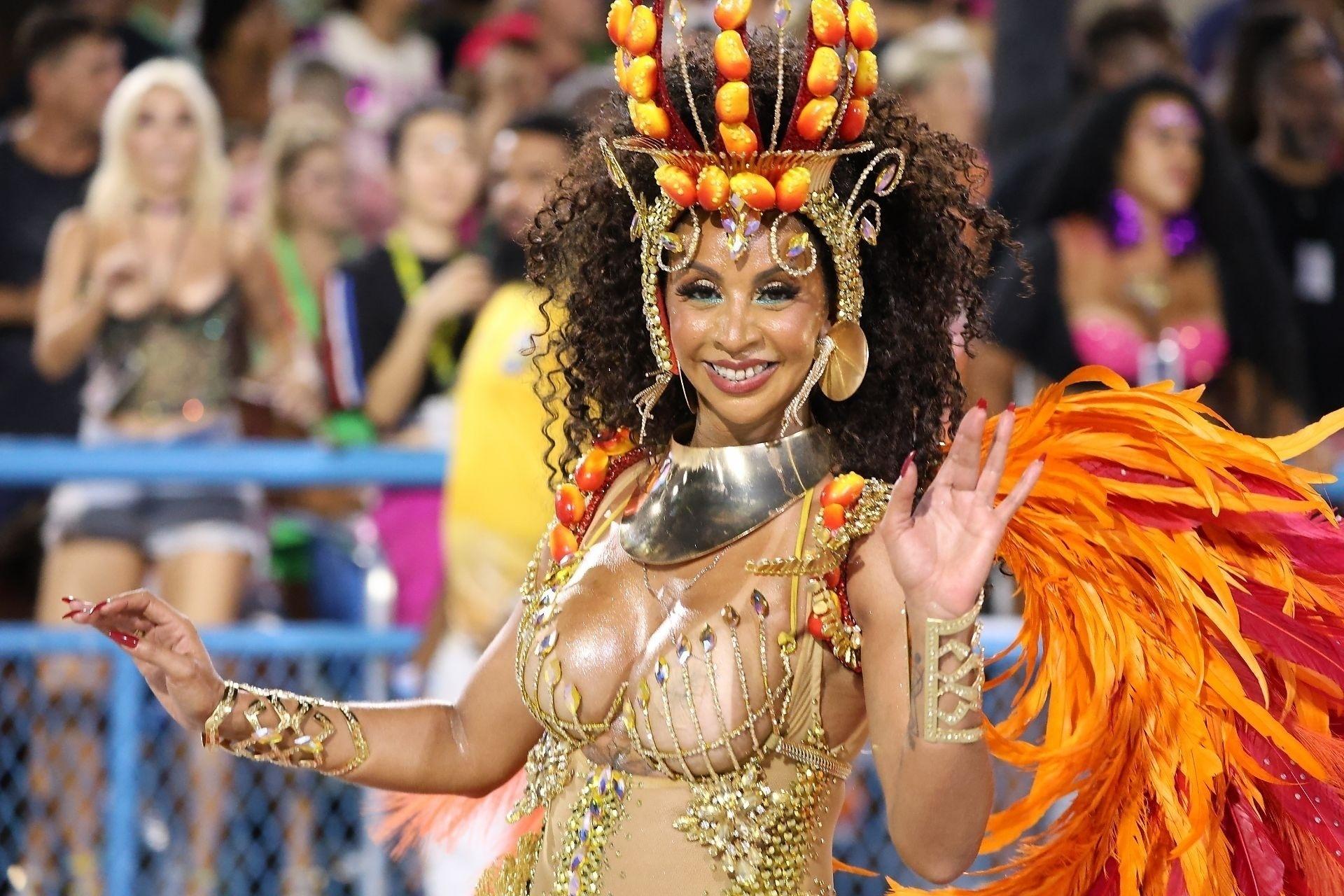 A Unidos da Tijuca foi a quarta escola a desfilar - Daniel Pinheiro/AgNews