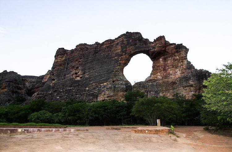 Parque Nacional da Serra da Capivara, no estado do Piauí