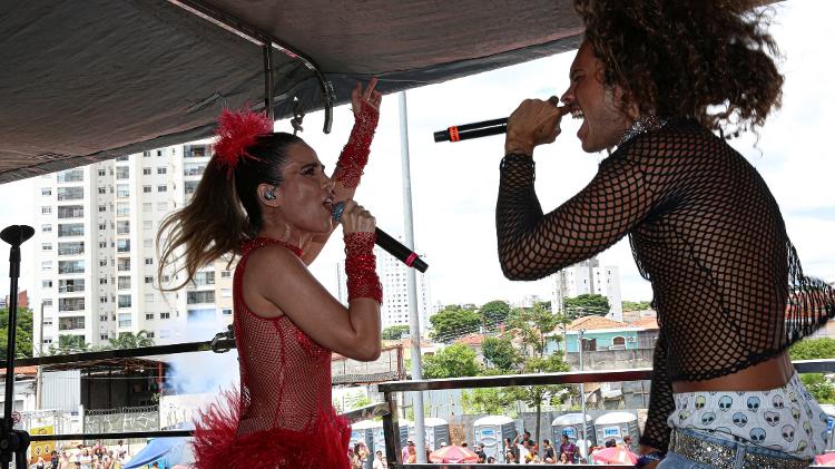 Wanessa Camargo e Vitão no Bloco Xainirô, em Santo Amaro - AgNews - AgNews