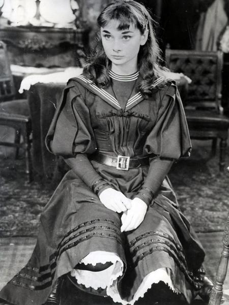 Audrey Hepburn em "Gigi".