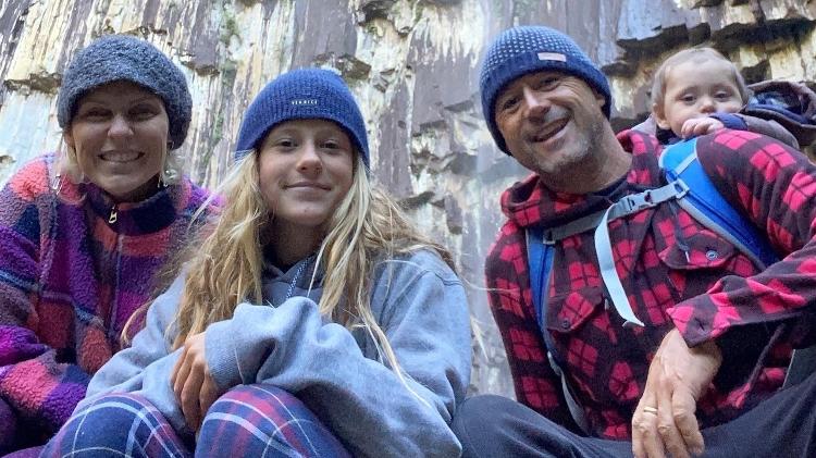 Fabiana Nigol, o pequeno Zay, Isabelle Nalu e Everaldo Pato - Divulgação - Divulgação