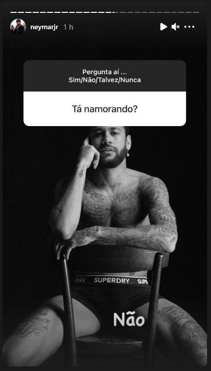 Neymar está solteiro! - Reprodução/Instagram/@neymarjr
