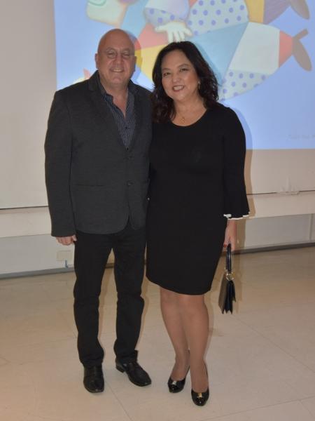 Nancy Saeki e Marcelo Leone