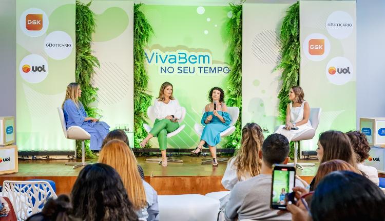 Mariana Ferrão, Lucia Zerlotti, Vanessa Machado e Chris Castro no VivaBem No Seu Tempo