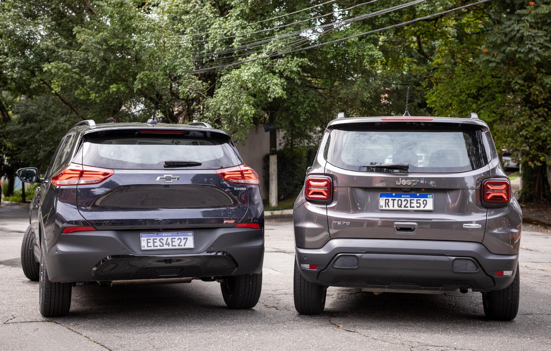 Tracker RS x Renegade Longitude SUVs de personalidade. Qual é melhor?