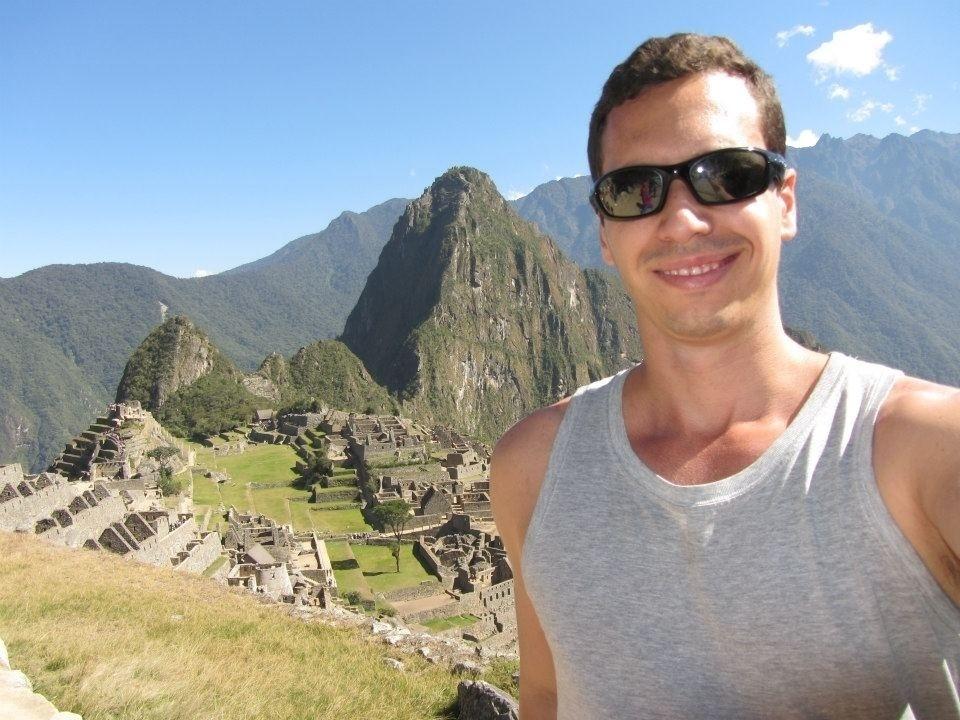 Igor in Machu Picchu before moving to Ukraine - Personal Archive