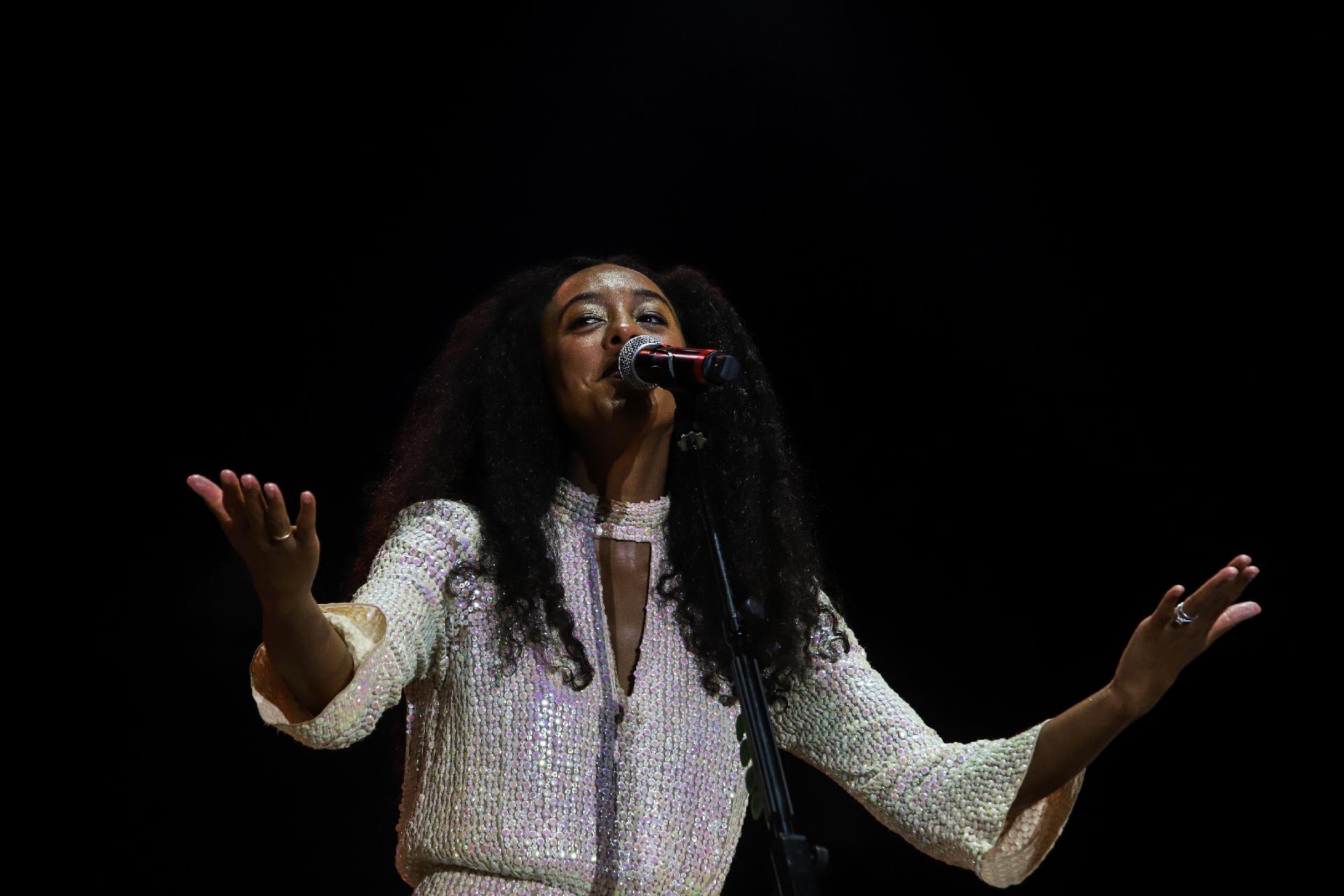 Corinne Bailey Rae se apresenta no palco Sunset, no quarto dia de Rock in Rio - Zô Guimarães/UOL