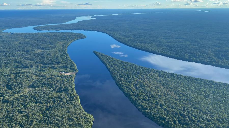 Amazônia durante deslocamento de helicóptero até Maturacá - Divulgação