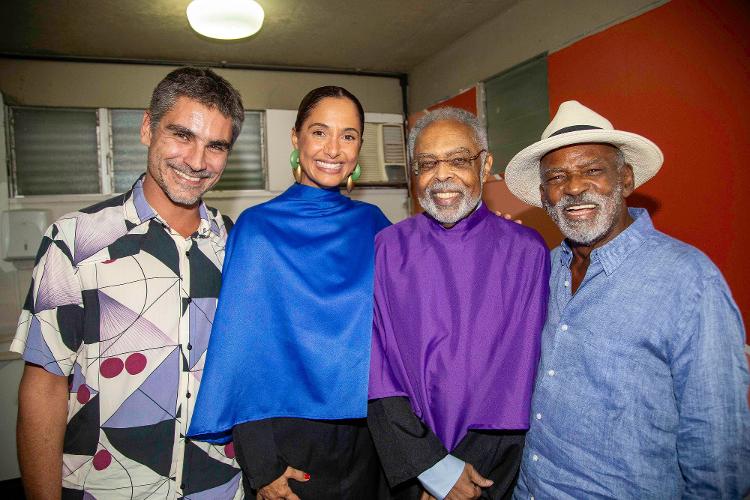 Patrick Pessoa, Camila Pitanga, Gilberto Gil e Antonio Pitanga