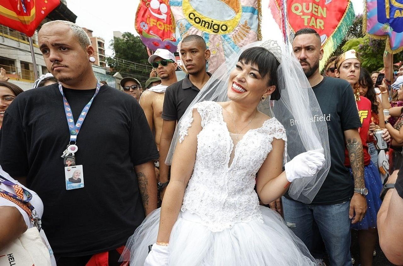 Foliões no bloco Casa Comigo em São Paulo - Flávio Florido / UOL