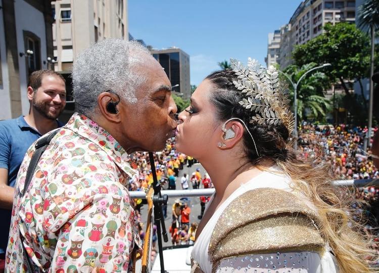 Gilberto Gil dividiu os microfones com Preta em 2016 no Rio de Janeiro Gilberto Gil dividiu os microfones com Preta em 2016 no Rio de Janeiro