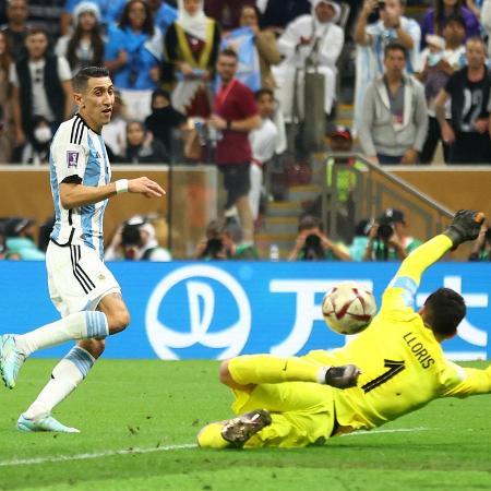 Di María fez gol nas finais da Copa América e da Copa do Mundo - REUTERS/Carl Recine