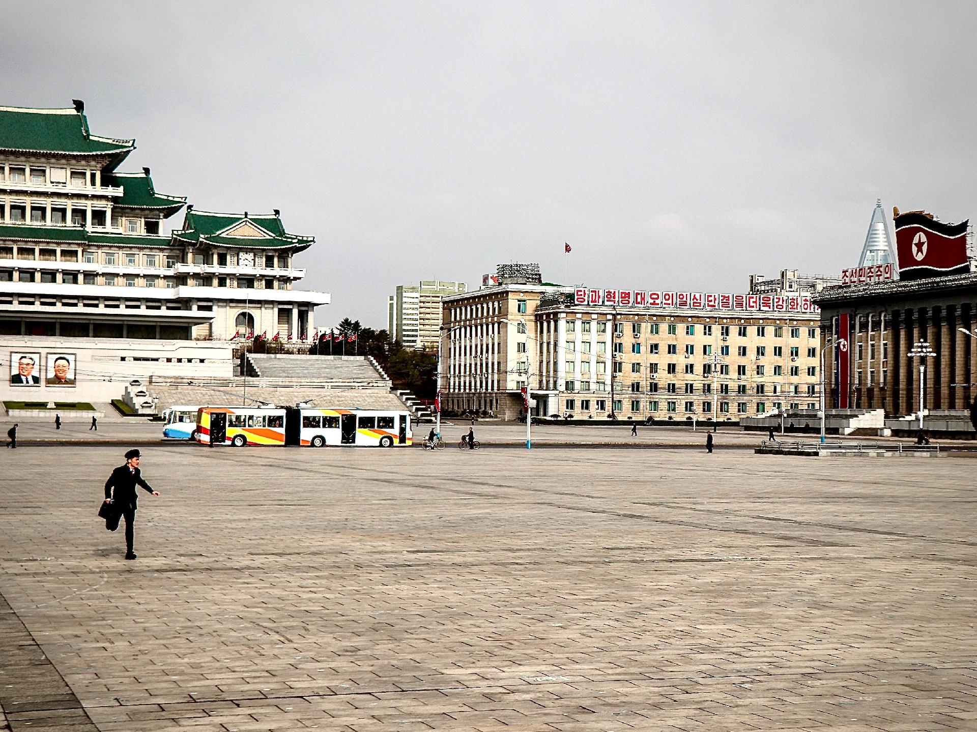 Praça Kim Il Sung - Arquivo pessoal