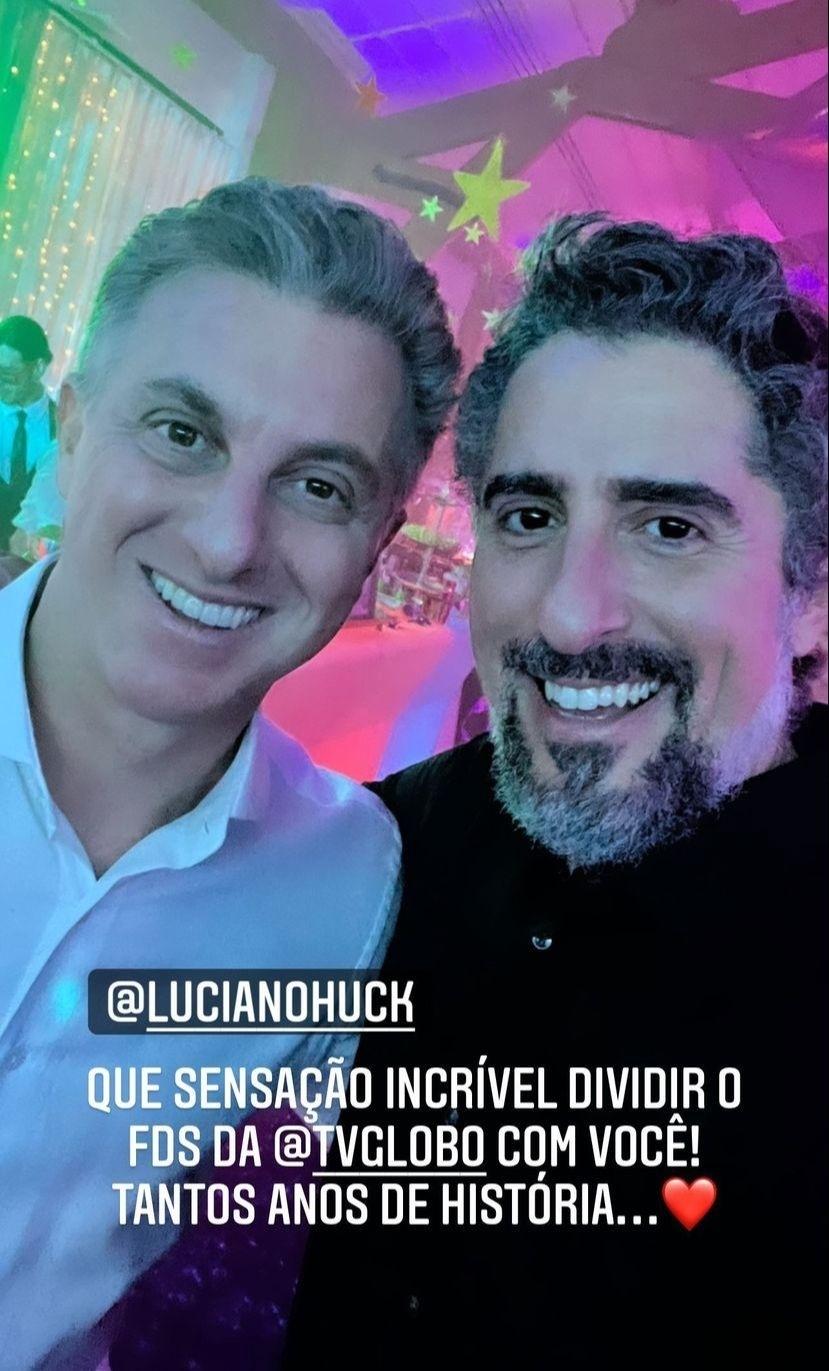 Luciano Hack y Marcos Millon en la fiesta de la hija de Boninho y Ana Furtado - Reproducción / Instagram