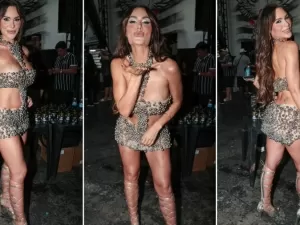 Fernanda Lacerda volta ao Carnaval de SP como musa após maternidade