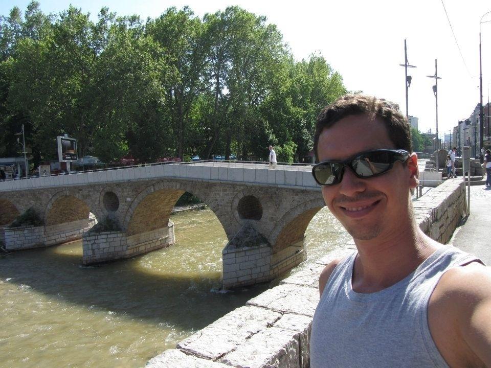 Igor in Sarajevo before moving to Ukraine - Personal archive