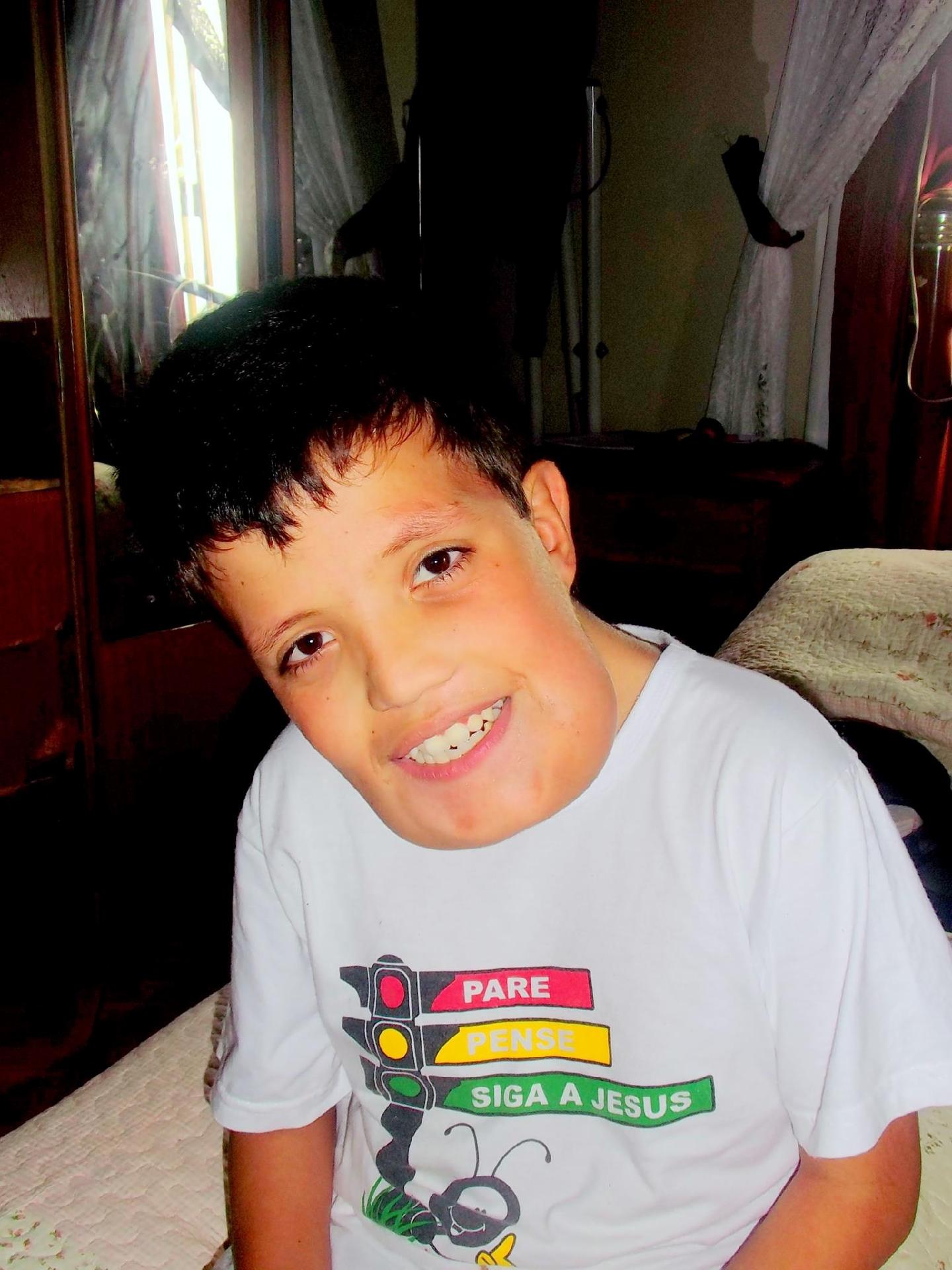 Marlon André Krenkel tem querubismo - Arquivo pessoal