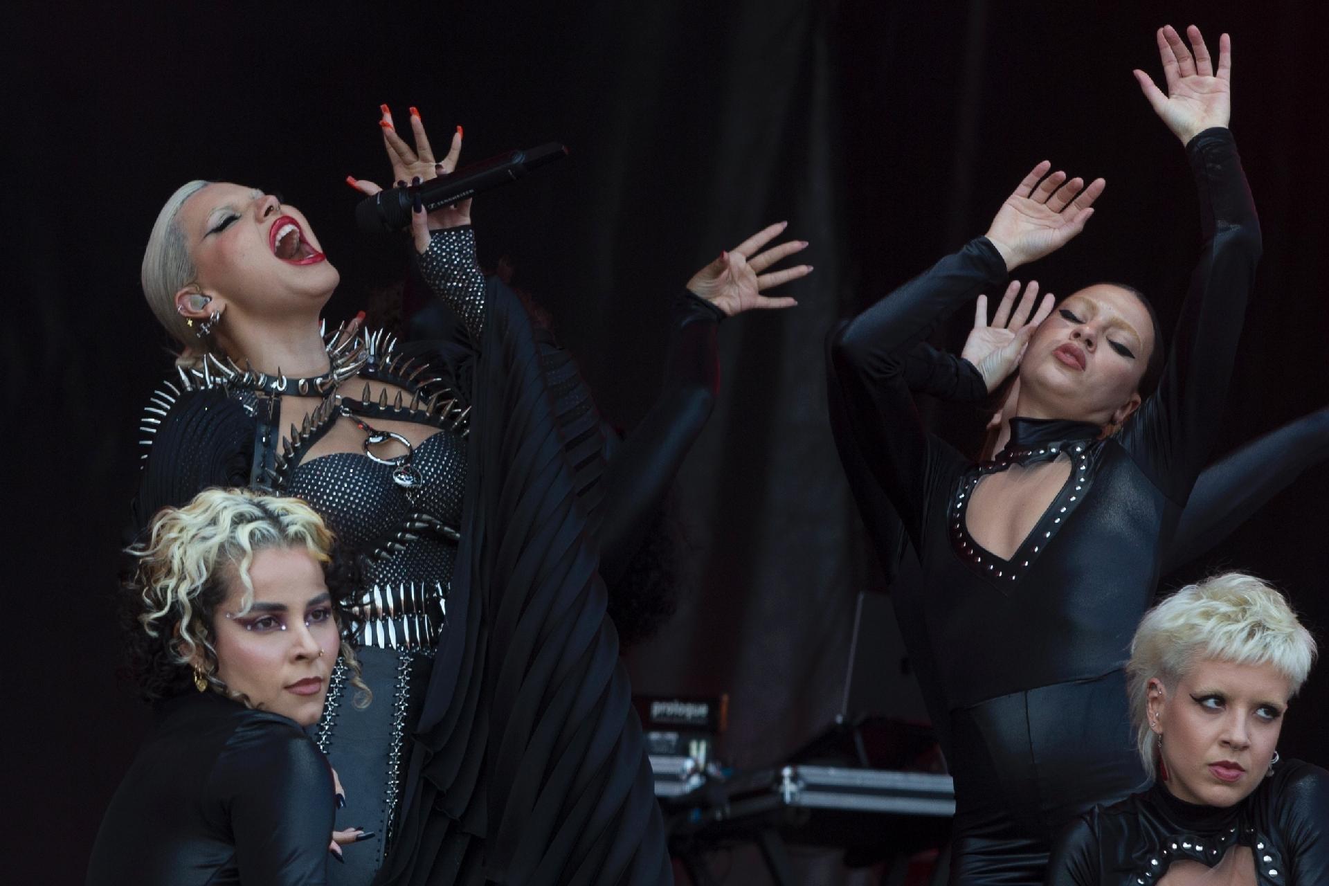 Duda Beat abre os shows no Palco Sunset, no quarto dia de Rock in Rio - Júlio Guimarães/UOL