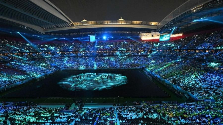 Cerimônia de abertura da Copa do Mundo do Qatar - Mustafa Yalcin/Anadolu Agency via Getty Images