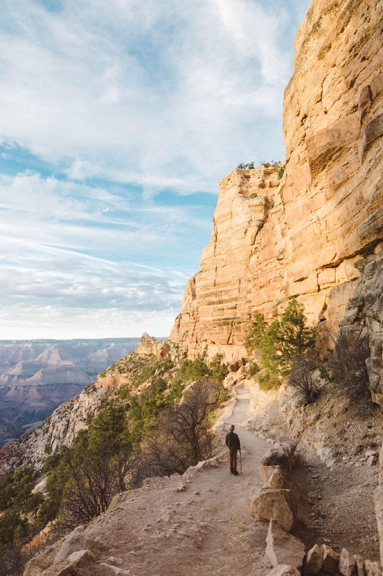 Micah Hiking en el Parque Nacional del Gran Cañón, Arizona - Archivo personal