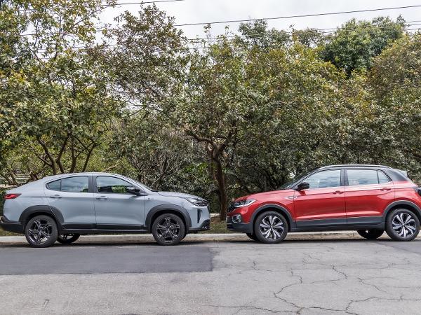 Fiat Fastback x VW T-Cross: novo SUV cupê desafia campeão de vendas