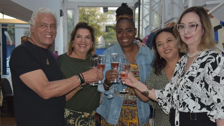 Jorge Brandão, Fátima Salton, Preta Nascimento, Nancy Saeki e Rosana Beni