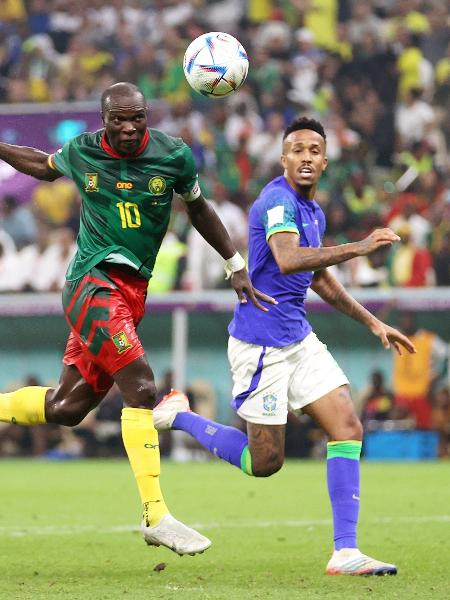 Vincent Aboubakar marcou gol da Camarões sobre o Brasil, pela Copa do Mundo