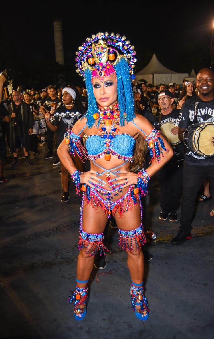 Sabrina Sato no ensaio técnico da Gaviões da Fiel Sabrina Sato no ensaio técnico da Gaviões da Fiel