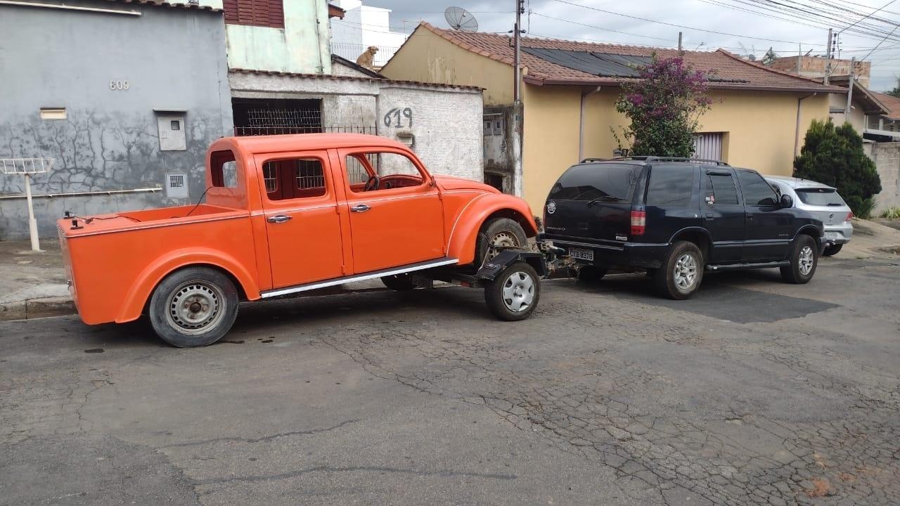 VW Fusca Volkswagen FuscaRok picape cabine dupla quatro portas - Arquivo pessoal