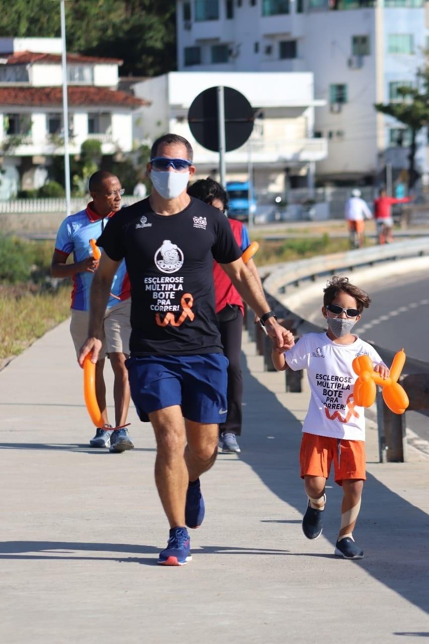 Agenor Netto começou a correr após ser diagnosticado com esclerose múltipla - Arquivo pessoal