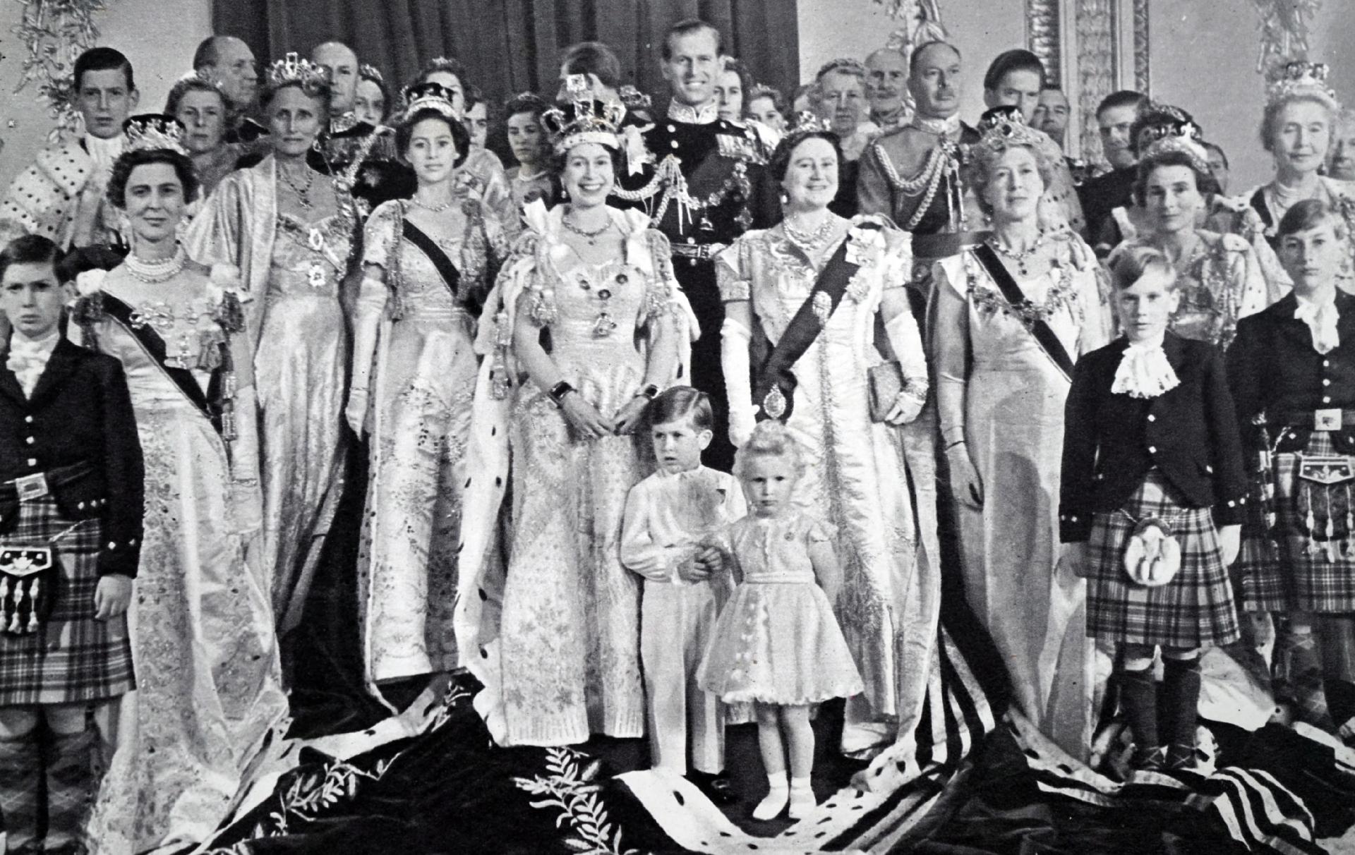 Queen Elizabeth II at her coronation on June 2, 1953 - Getty Images