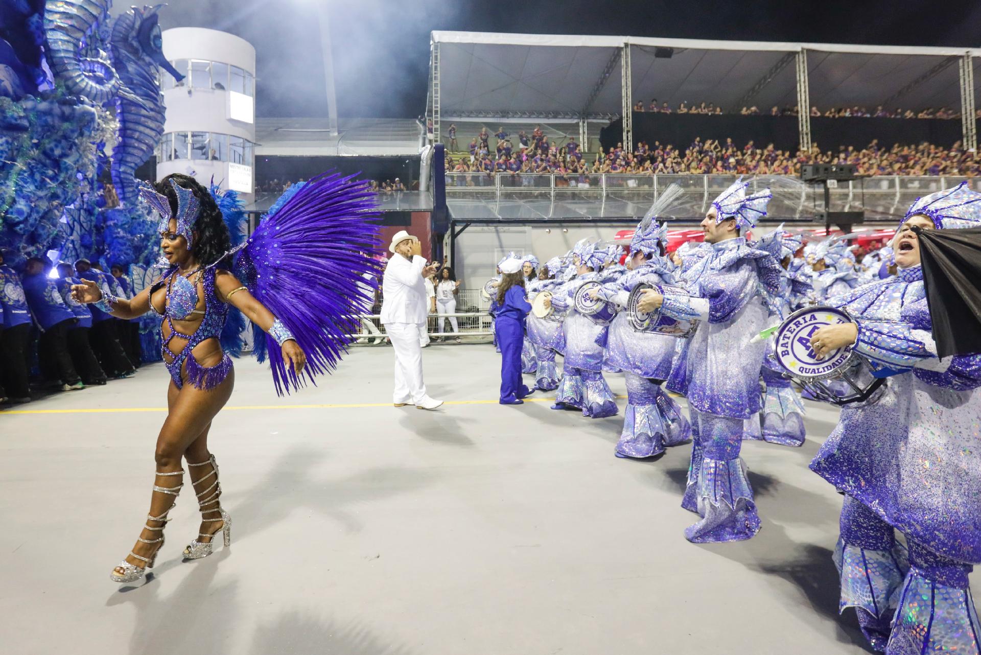 Acadêmicos do Tatuapé exalta belezas de Paraty em desfile - Ricardo Matsukawa/UOL