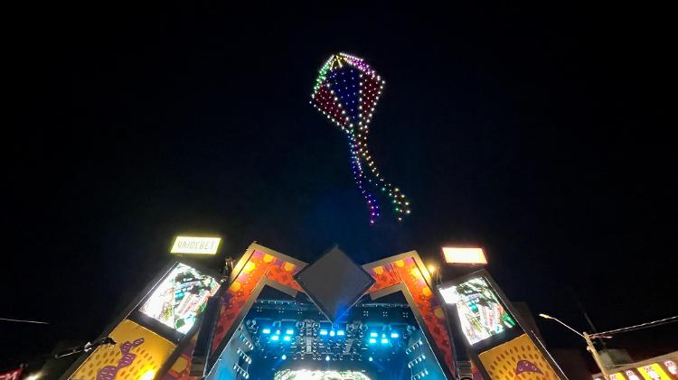 Show de drones do Alok no São João de Mossoró