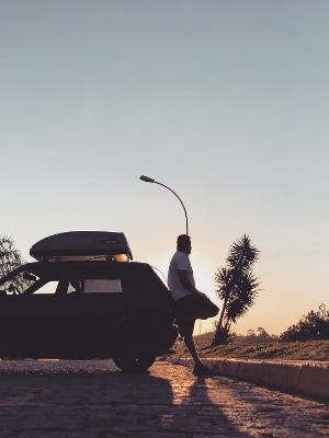 Na estrada - Arquivo pessoal