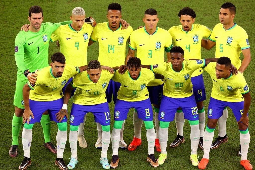Official photo of Brazil for the match against Switzerland in the World Cup - Robert Cianflone/Getty Images
